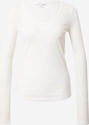 TOPSHOP Shirt in White: front