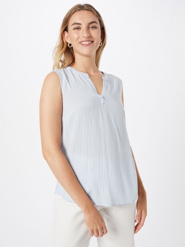 TOM TAILOR Blouse in Blauw: voorkant