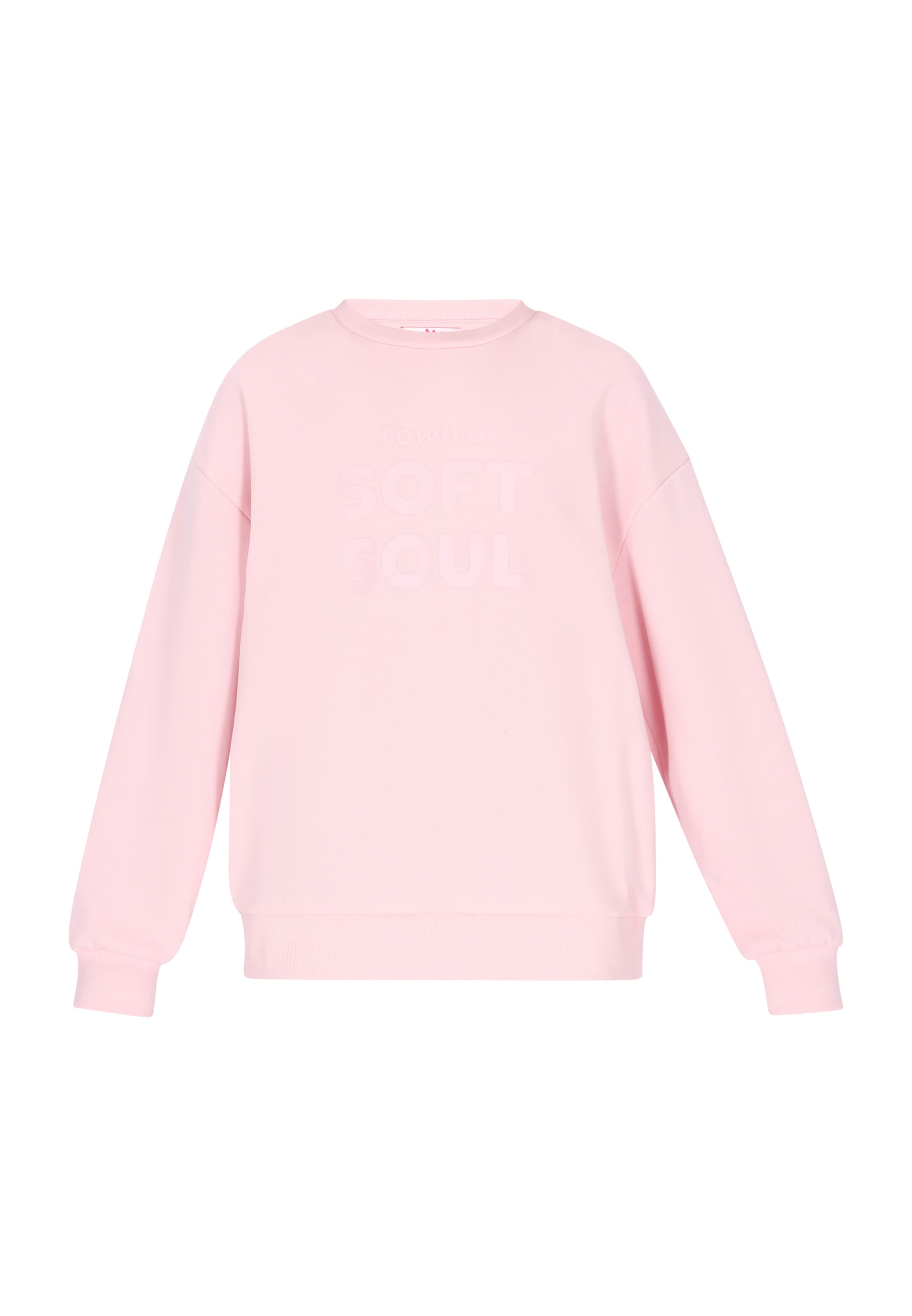 MYMO Sweatshirt 'Back To School' in Pink: Vorderseite