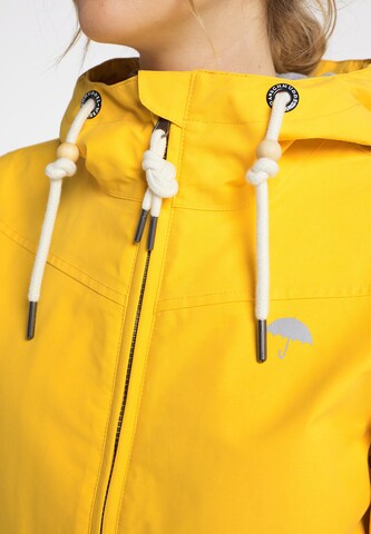 Veste fonctionnelle 'Wilowe' Schmuddelwedda en jaune