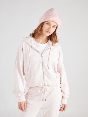 Giacca di felpa 'SUNDAY' di Abercrombie & Fitch in rosa: frontale