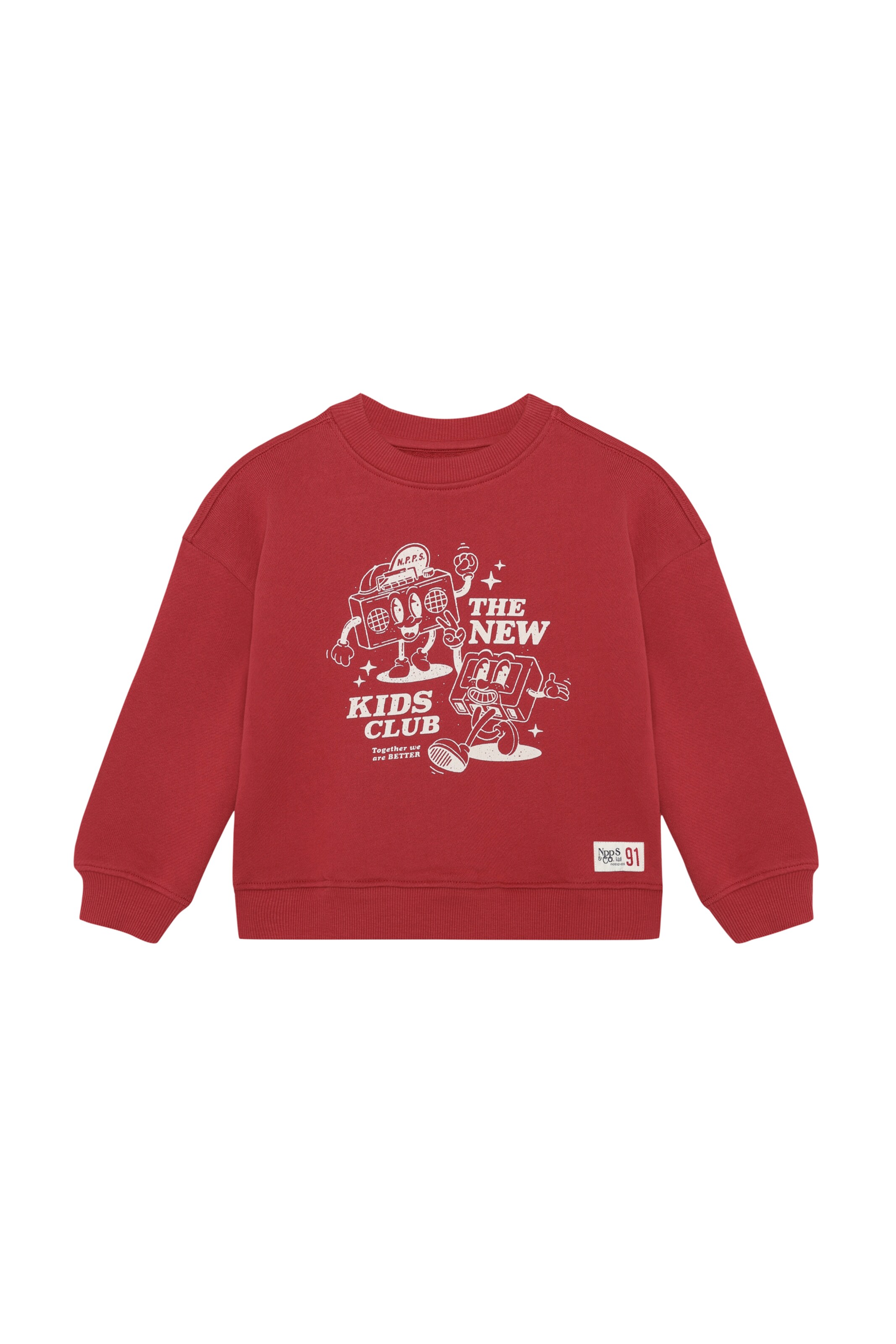 Noppies Sweatshirt in Red: front