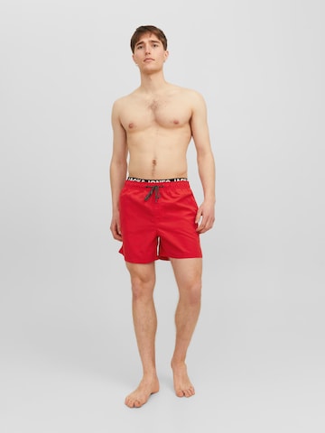 Maillot de bain 'Fiji' JACK & JONES en rouge