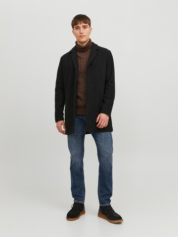 JACK & JONES Between-Seasons Coat 'JJZac' in Black