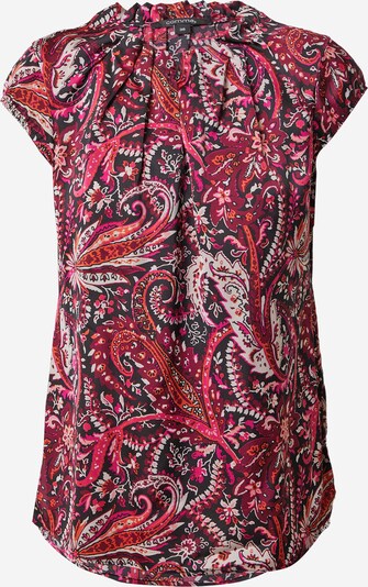 COMMA Blusa en rosa / rojo / negro / blanco, Vista del producto