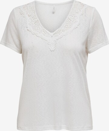 ONLY - Camisa 'Nicki' em branco: frente