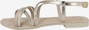 TAMARIS Sandalen met riem in Goud