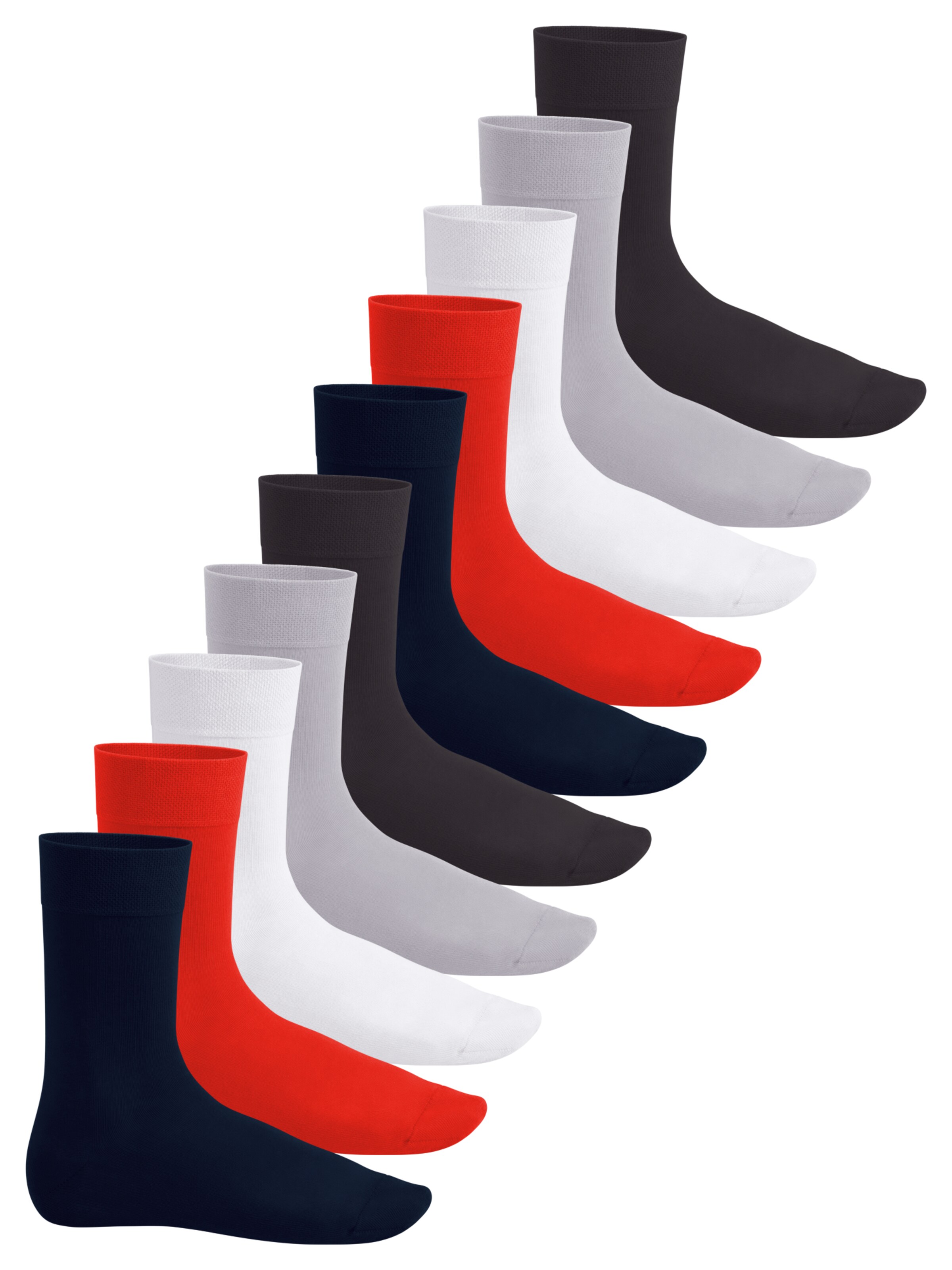 footstar Socken 'EVERYDAY!'‌‌‌‌ in Rot: Vorderseite