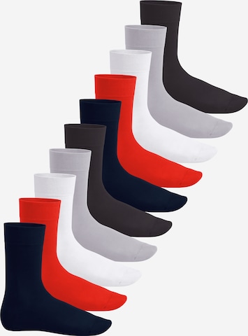 footstar Socken 'EVERYDAY!' in Rot: Vorderseite