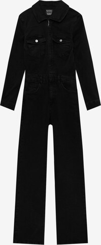 Pull&Bear Jumpsuit in Black: front