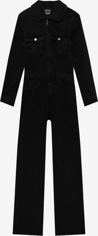 Tuta jumpsuit di Pull&Bear in nero: frontale