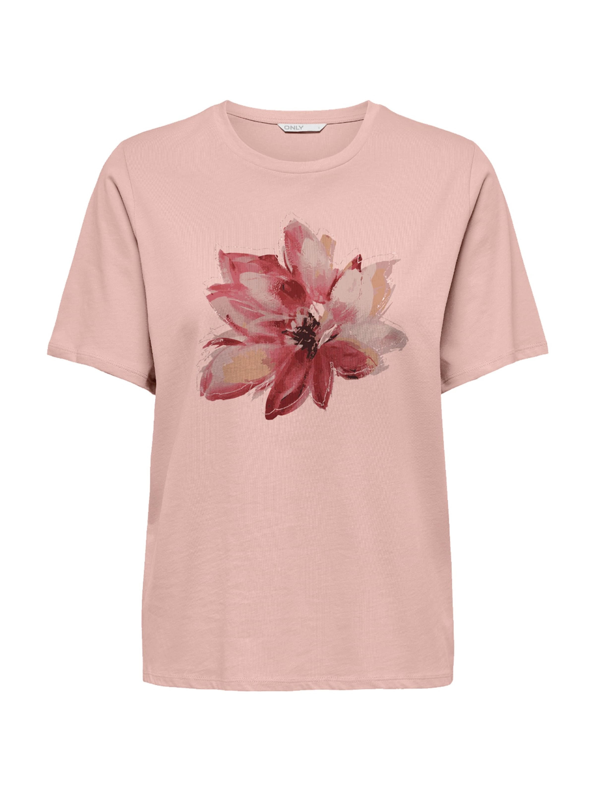 rožinė ONLY Marškinėliai 'ONLKITA': priekis
