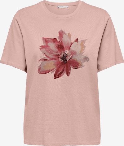 Marškinėliai 'ONLKITA' iš ONLY, spalva – smėlio spalva / pudros spalva / burgundiško vyno spalva, Prekių apžvalga