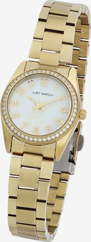 Just Watch Analog Watch 'Gerda, 5 ATM' in Gold: front