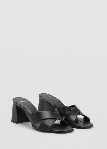 MANGO Mules in Black