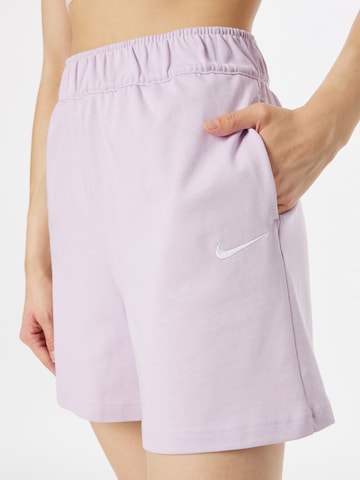 Nike Sportswear Свободный крой Штаны в Лиловый