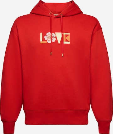 ESPRIT Sweatshirt in Rood: voorkant