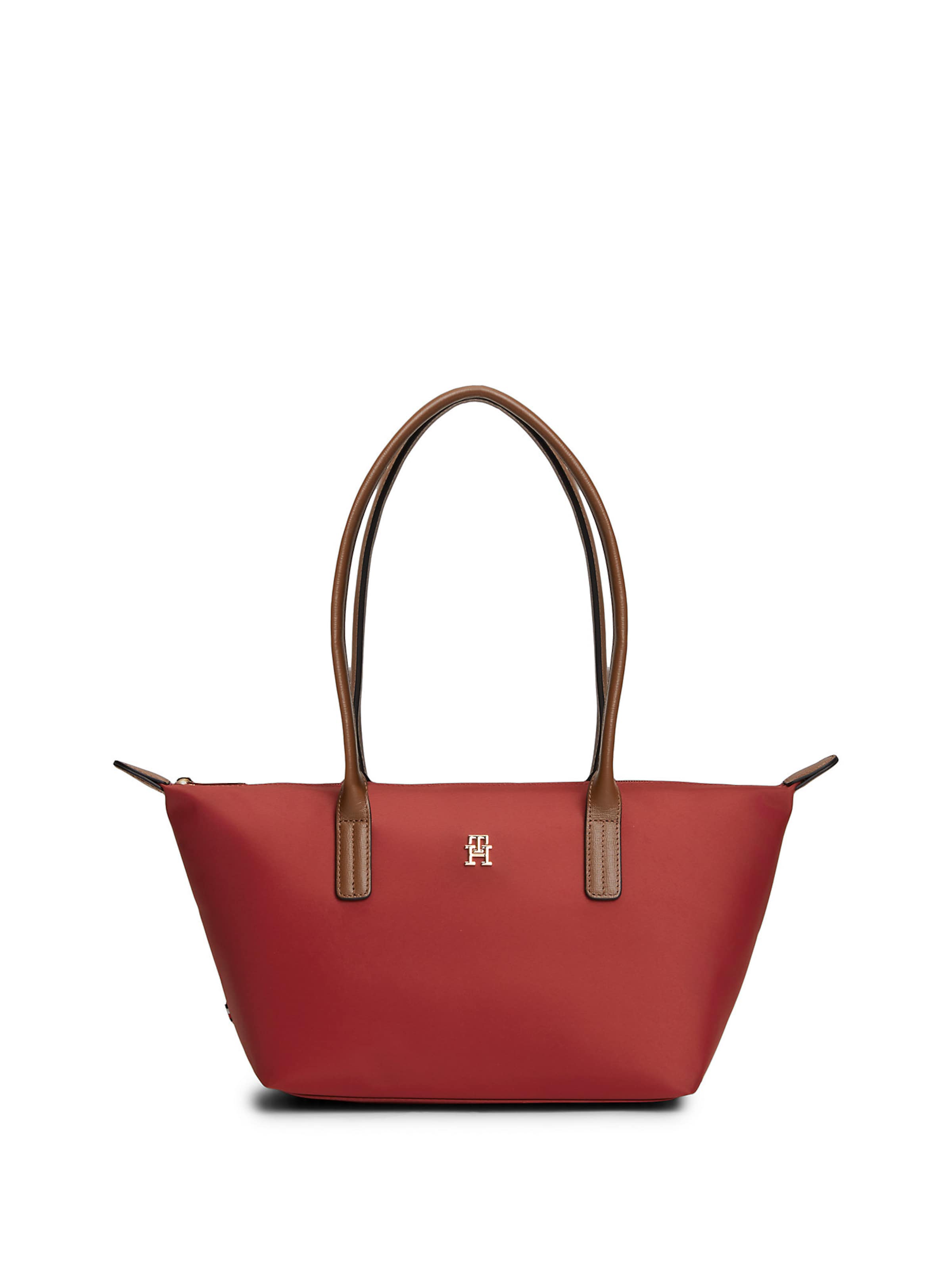 TOMMY HILFIGER Schoudertas 'Popette' in Rood: voorkant