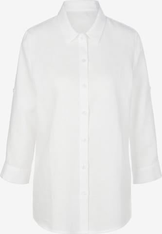 Peter Hahn Blouse in Wit: voorkant