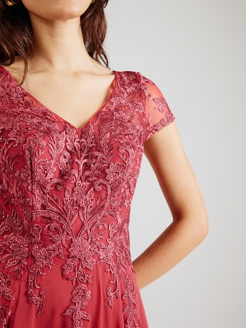 LUXUAR - Vestido de noche en rojo