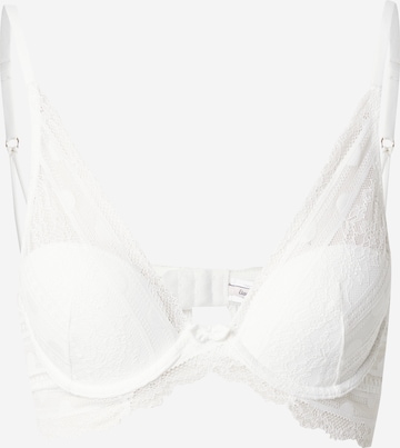 ETAM - Triangular Soutien 'ARTY - N*3' em branco: frente