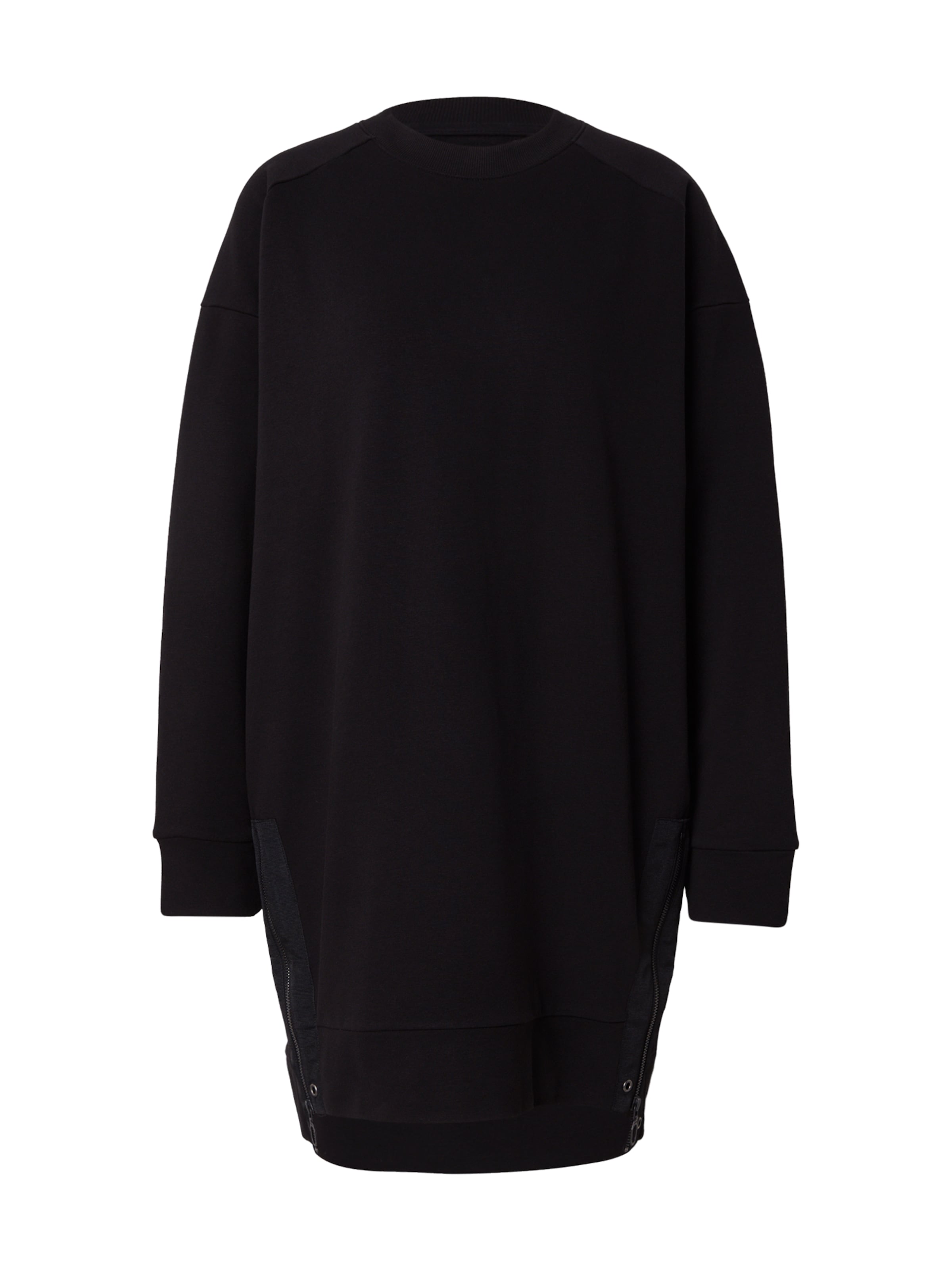 melns G-STAR Kleita 'Biker zip sw dress wmn': no priekšpuses