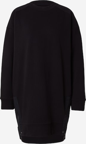 G-STARHaljina 'Biker zip sw dress wmn' - crna boja: prednji dio