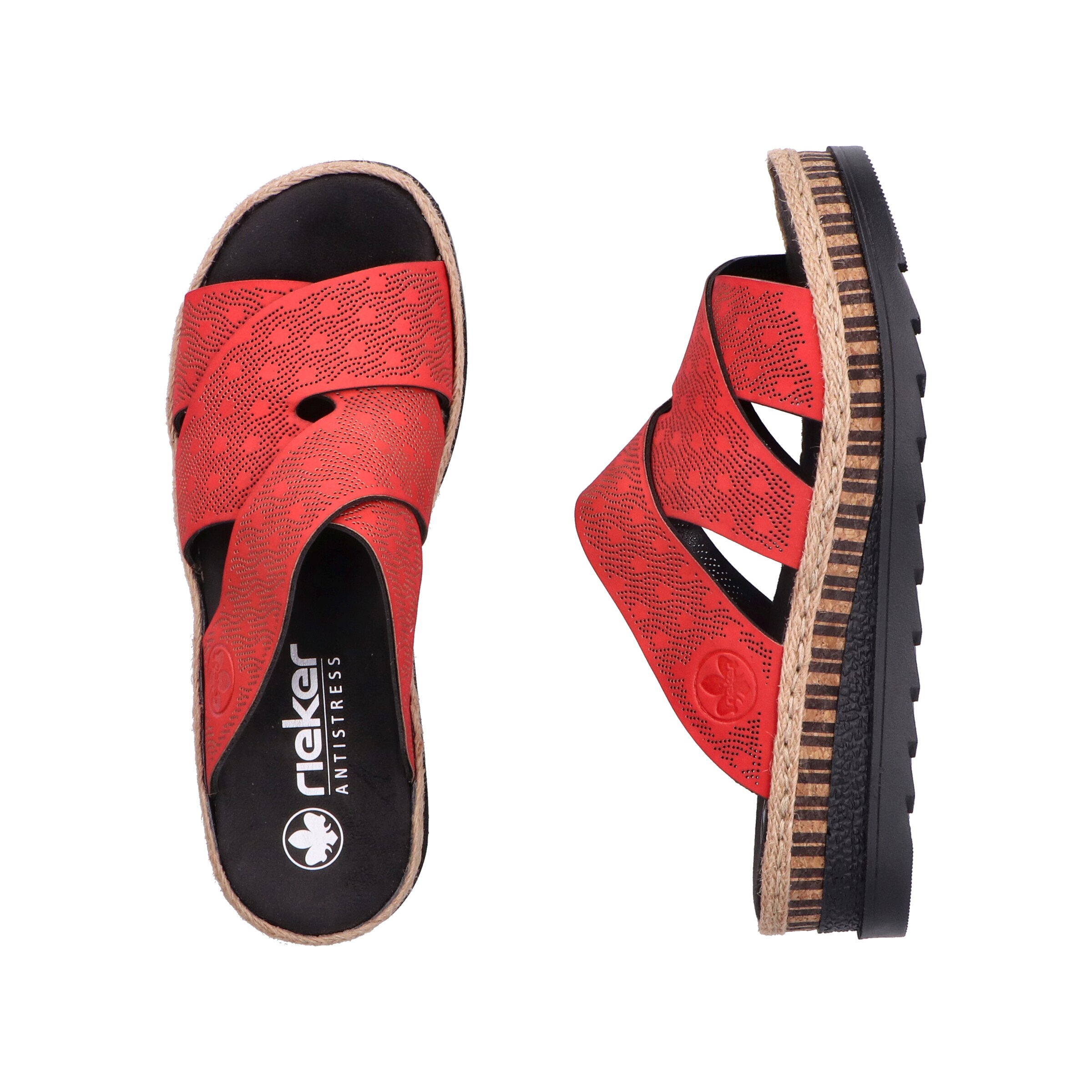 Mule 'V7970' Rieker en rouge