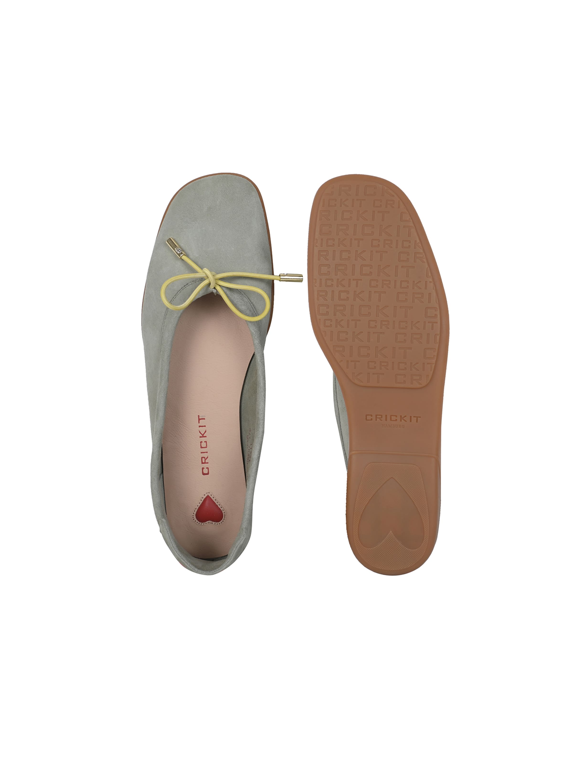 Crickit Ballet Flats ' OMEGA ' in Green