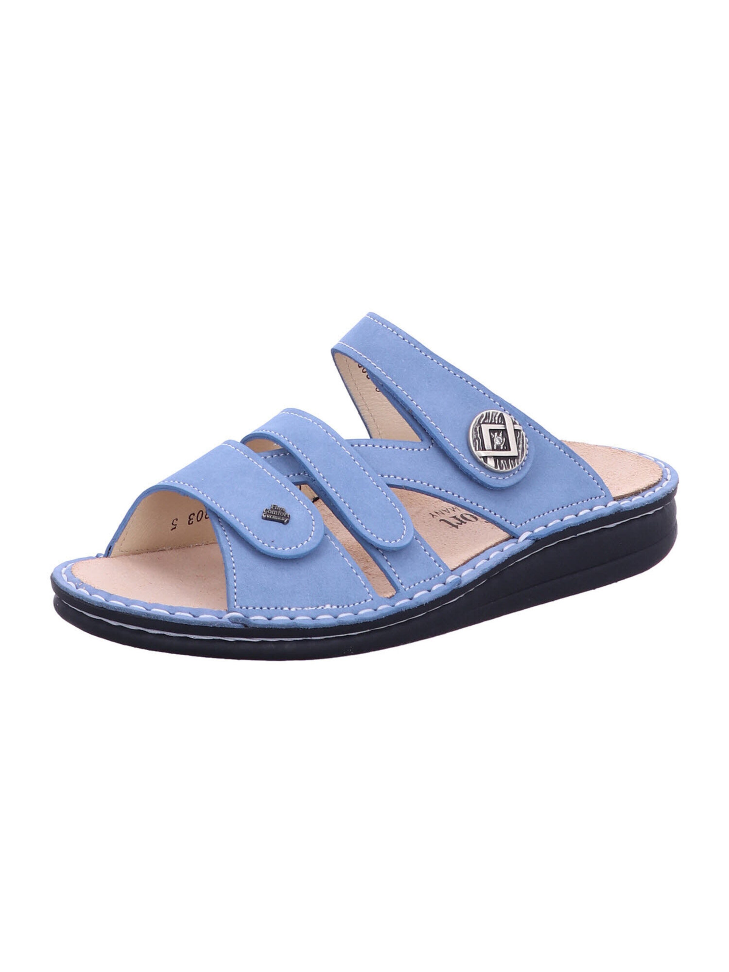 Finn Comfort Mules 'Agueda' in Blue: front