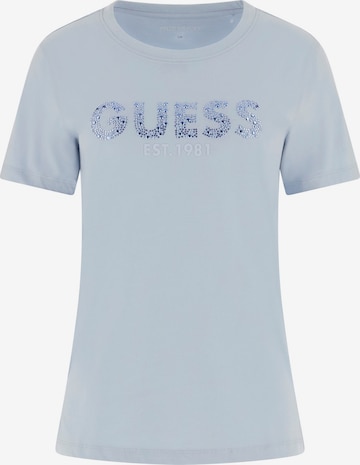 GUESS Футболка в Синий: спереди