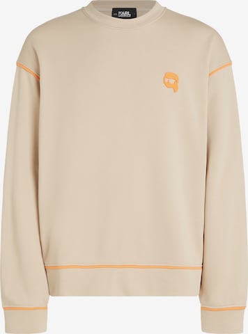 Karl Lagerfeld Sweatshirt in Orange: front