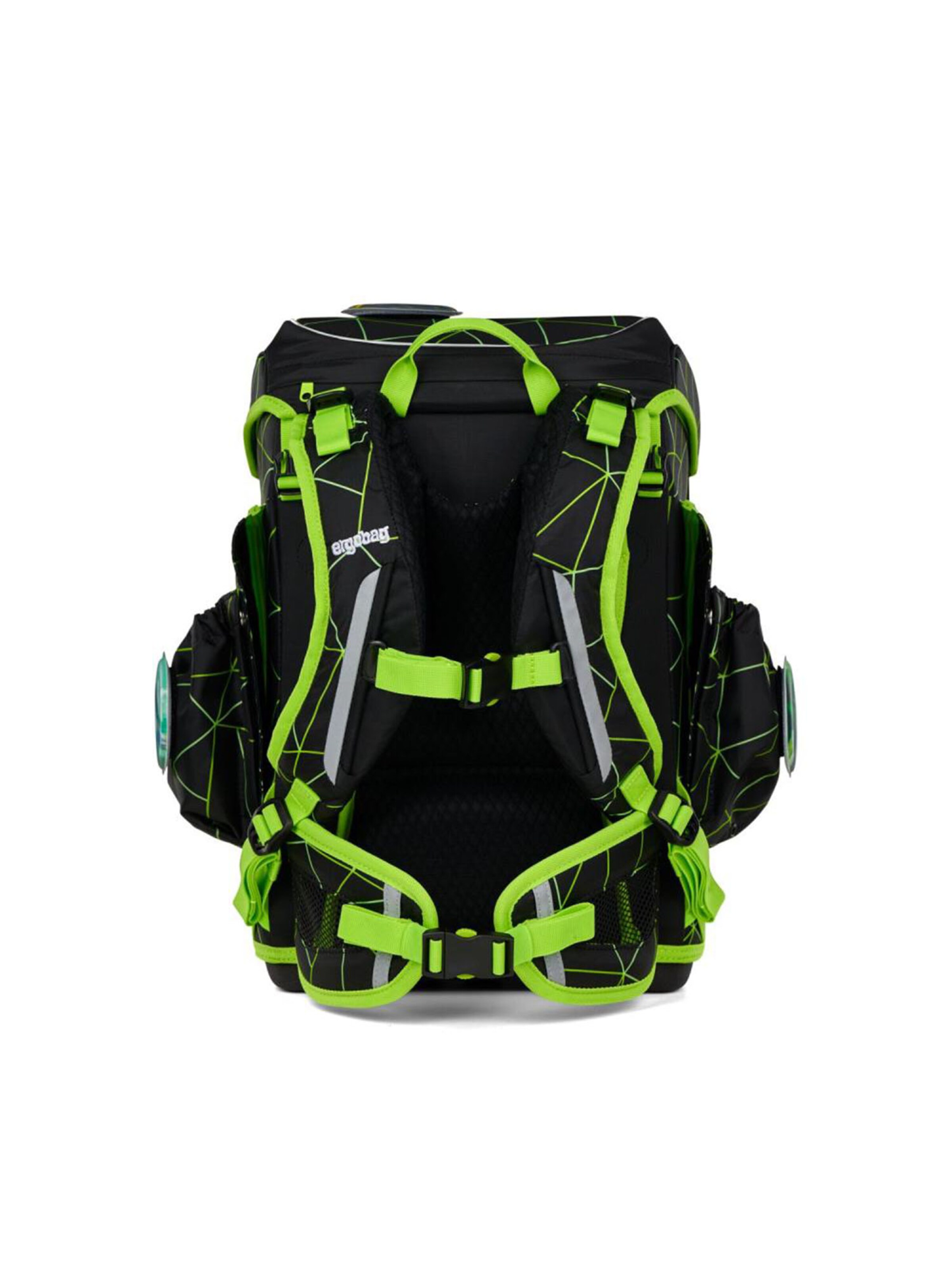 ergobag Rucksack 'Cubo Light Schulranzen Set'‌‌‌ in Grün