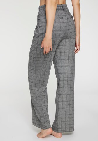 LASCANA - Loosefit Pantalón plisado en gris