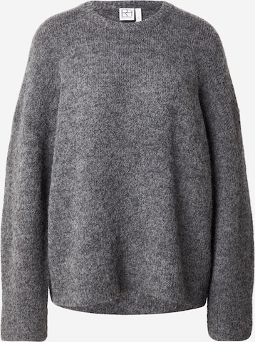 ROUGE EDIT Pulóver 'ROUHaven' - szürke: elől