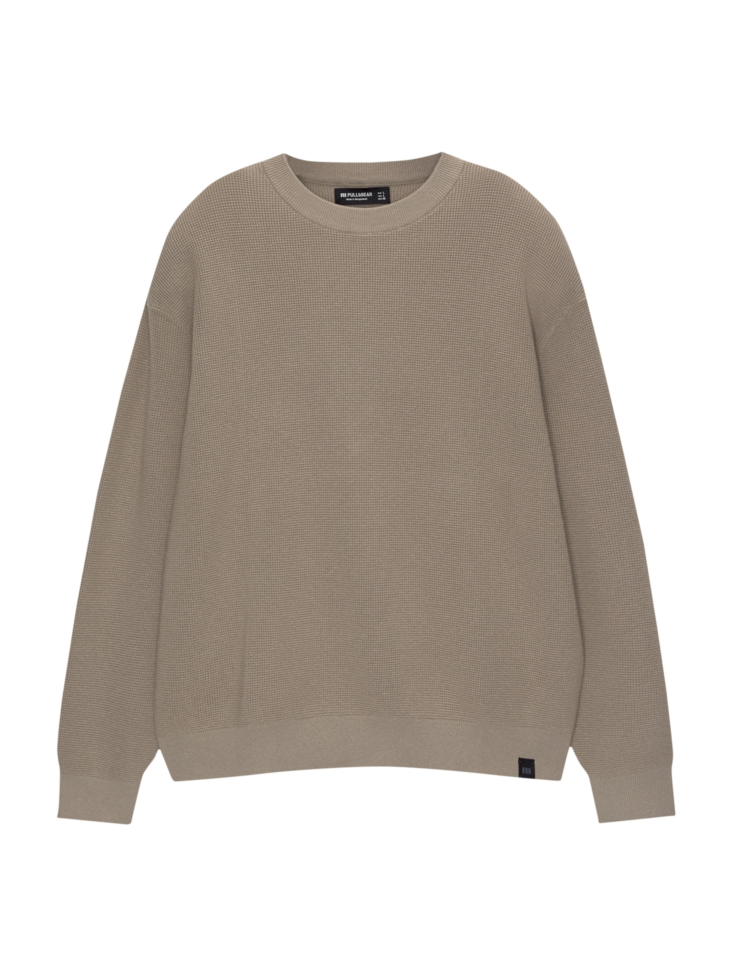 Pull&Bear Sweter w kolorze szary: przód