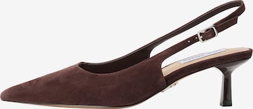STEVE MADDEN Slingback Pumps 'Korra' in Brown: front