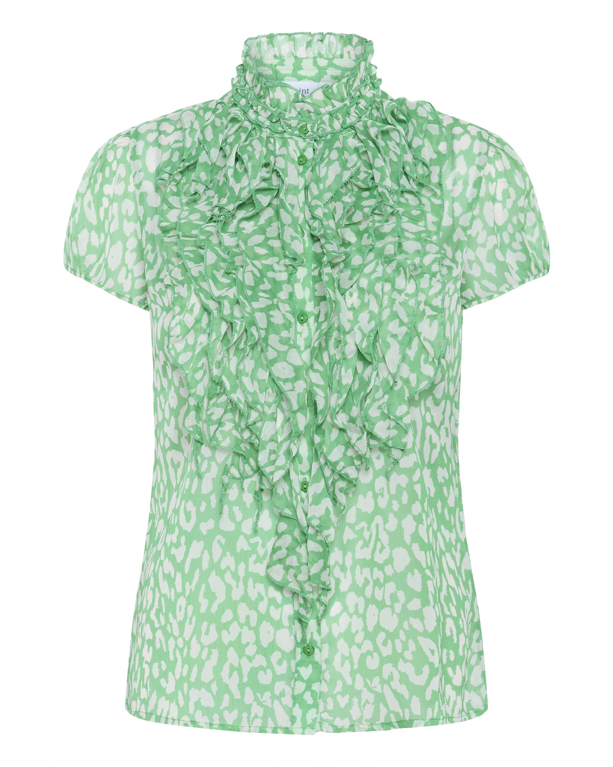 SAINT TROPEZ Blouse 'Lilja' in Groen: voorkant