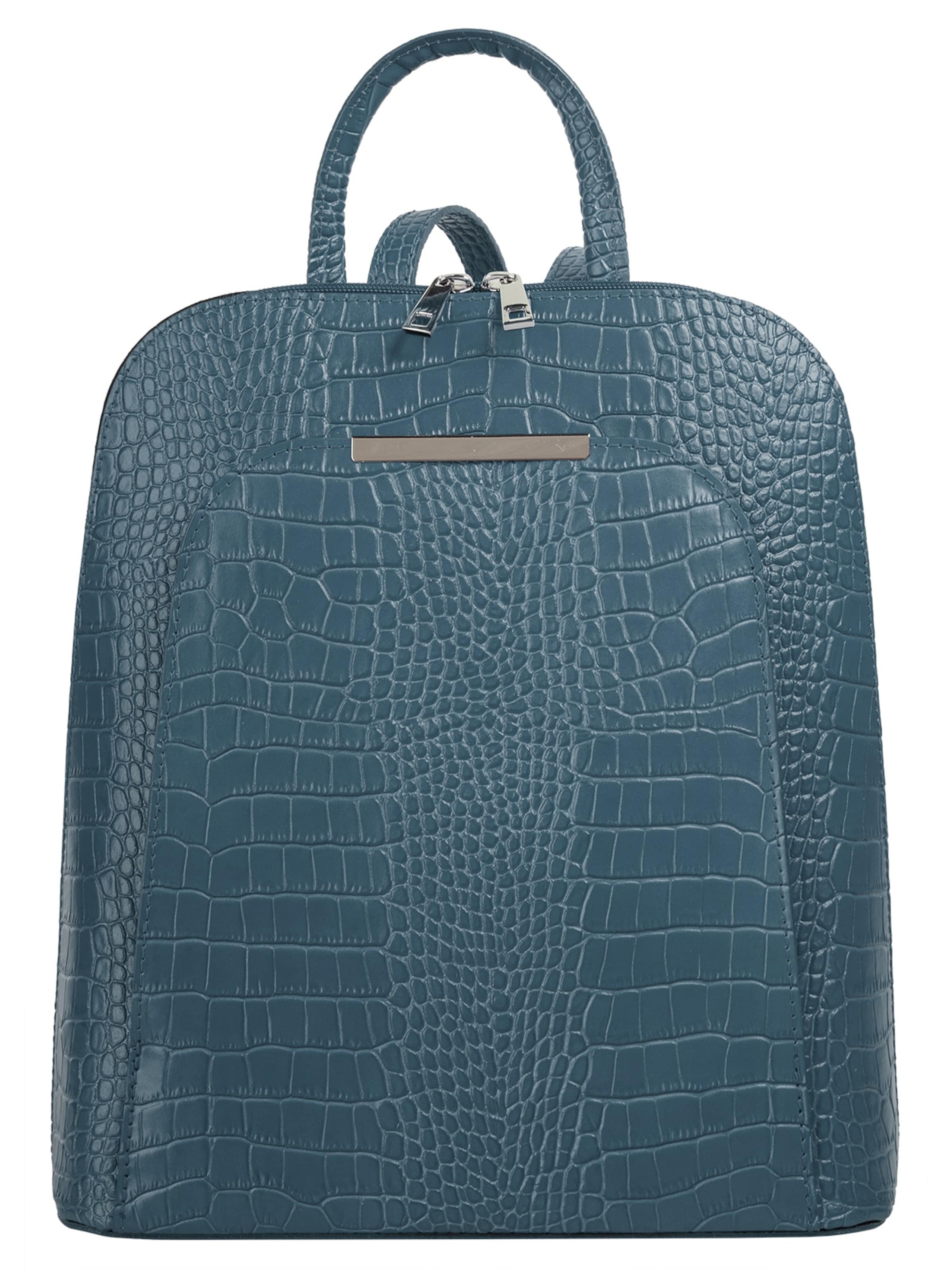 Cluty Backpack in Blue: front
