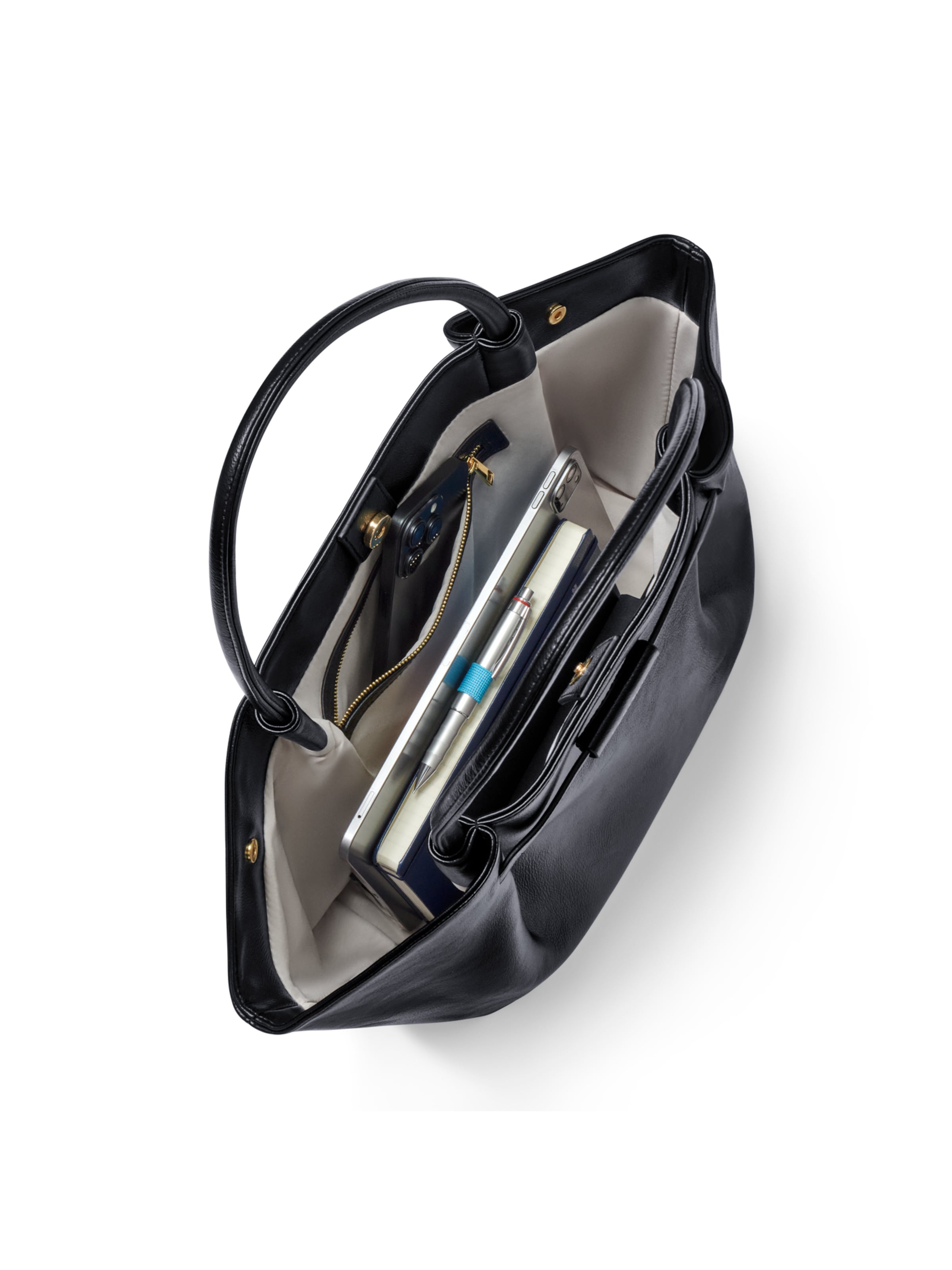 Expatrié Handbag 'Chiara' in Black: top