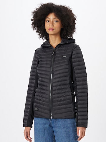 Ragwear Between-Season Jacket 'Goodform' in Black: front