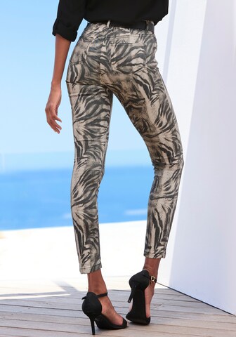 LASCANA Skinny Jeggíny – béžová