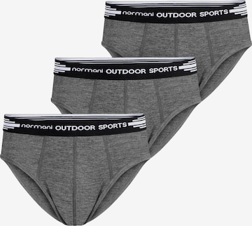 Slip normani en gris : devant