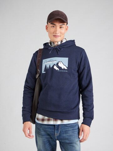 JACK & JONES Μπλούζα φούτερ 'JJSun' σε μπλε: μπροστά