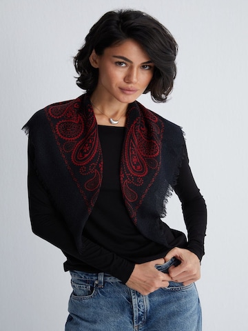 SILK & CASHMERE Blouse in Zwart