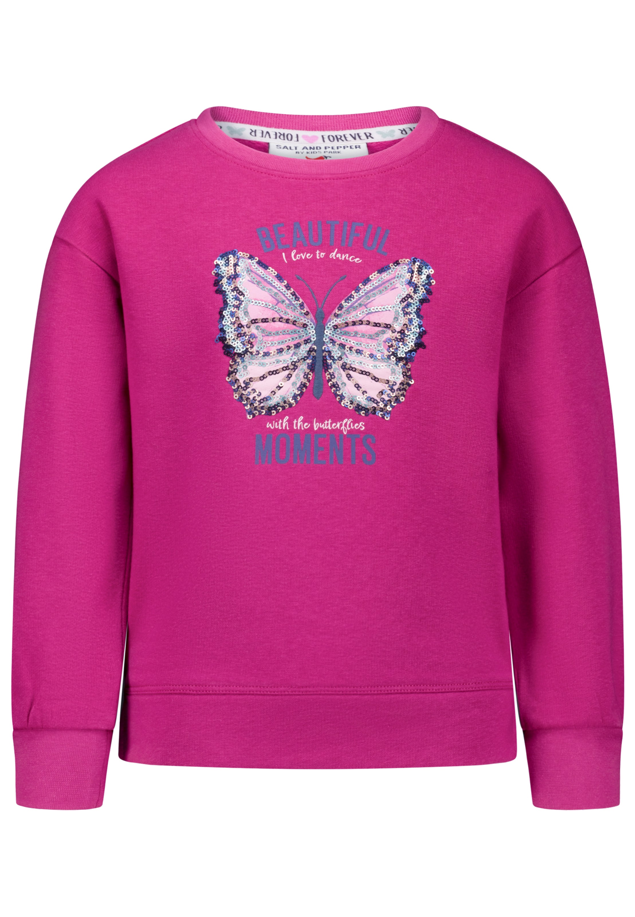 SALT AND PEPPER Sweatshirt 'Beautiful Moments' in Pink: Vorderseite
