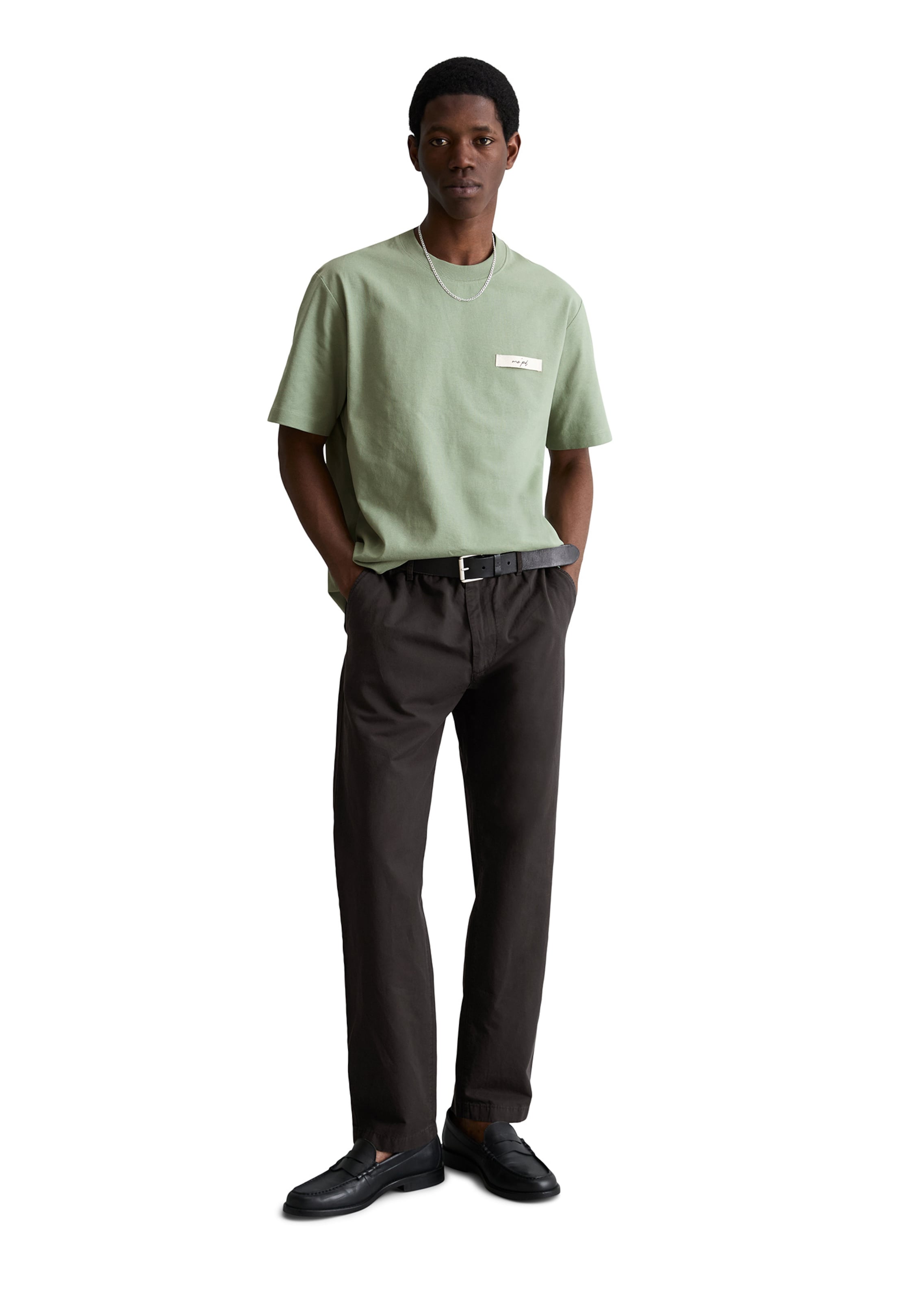 Marc O'Polo DENIM Shirt 'DfC' in Groen
