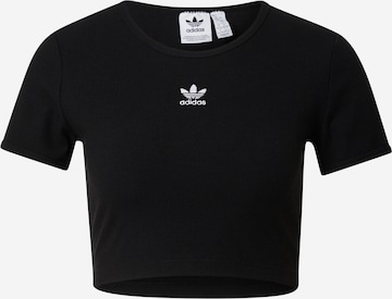 ADIDAS ORIGINALSMajica 'Ess' - crna boja: prednji dio