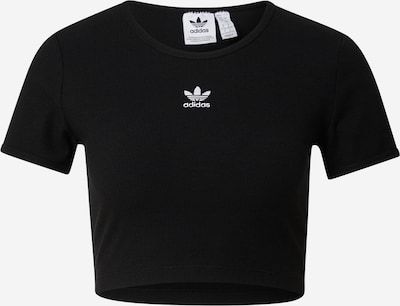 ADIDAS ORIGINALS Camisa 'Ess' em preto / branco, Vista do artigo