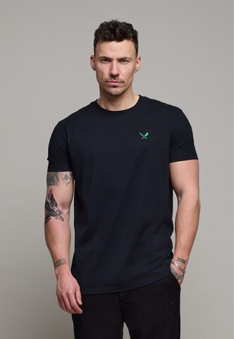 Distorted People T-Shirt in Schwarz: Vorderseite